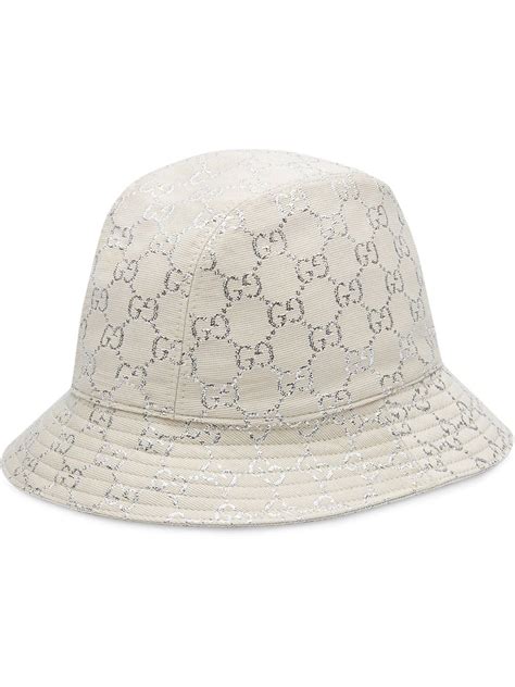 gucci knit hat white|Gucci bucket hat price.